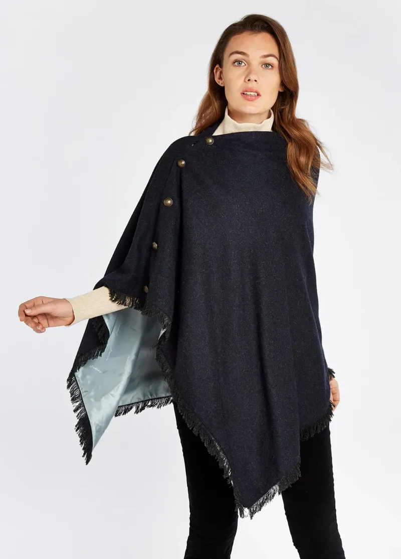Dubarry Hazelwood Poncho Navy-2